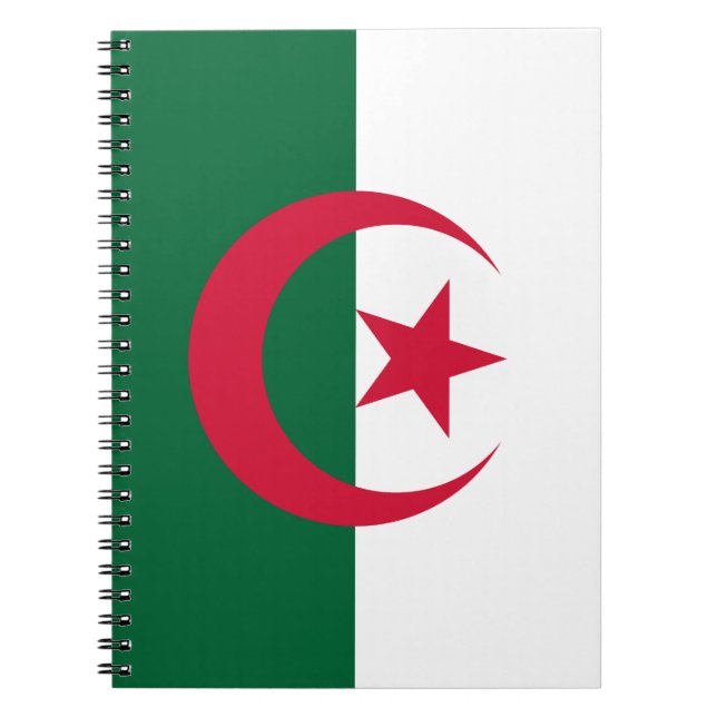 Patriotische algerische Flagge Notizblock (Vorderseite)