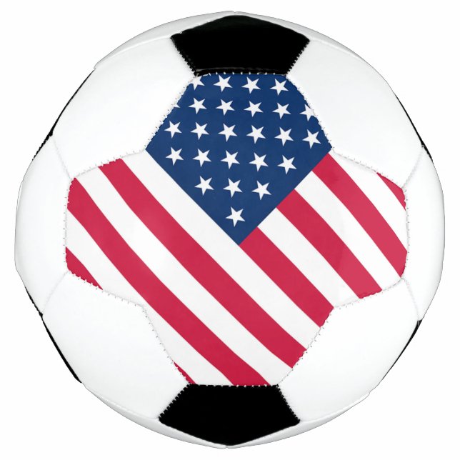 Patriotische American Flag Soccer Ball (Vorderseite)