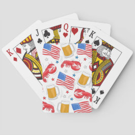 Patriotische American Hummer Bierstern Star Spielk Spielkarten