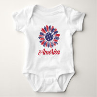 Patriotische Amerikanerin Sonnenblume