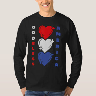 Patriotische amerikanische Fahne hört für Männer G T-Shirt