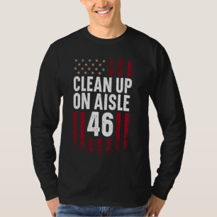 Patriotische amerikanische Fahne Vintag sauber auf T-Shirt