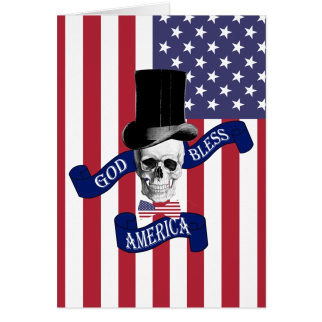 Patriotische amerikanische Flagge (Vorne)