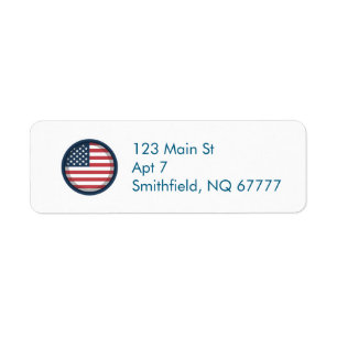 Patriotische amerikanische Flagge