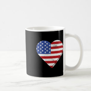 Patriotische amerikanische Flagge 4. Juli Unabhäng Kaffeetasse