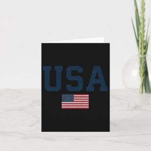 Patriotische amerikanische Flagge 4. Juli Unabhäng Karte