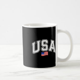 Patriotische amerikanische Flagge 4. Juli W Kaffeetasse