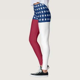 Patriotische amerikanische Flagge Leggings