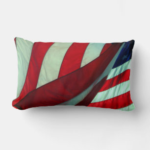 Patriotische amerikanische Flagge Lumbar Accent Pi Lendenkissen