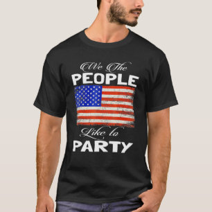 Patriotische amerikanische Flagge mit uns, die Men T-Shirt