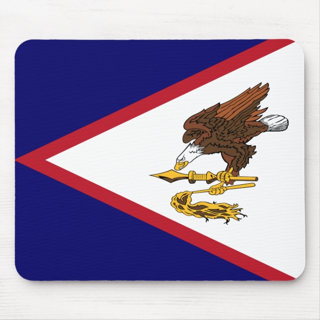 Patriotische amerikanische Flagge Mousepad (Vorne)