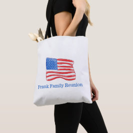 Patriotische Amerikanische Flagge Personalisiert