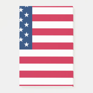 Patriotische amerikanische Flagge Post-it®-Hinweis Post-it Klebezettel