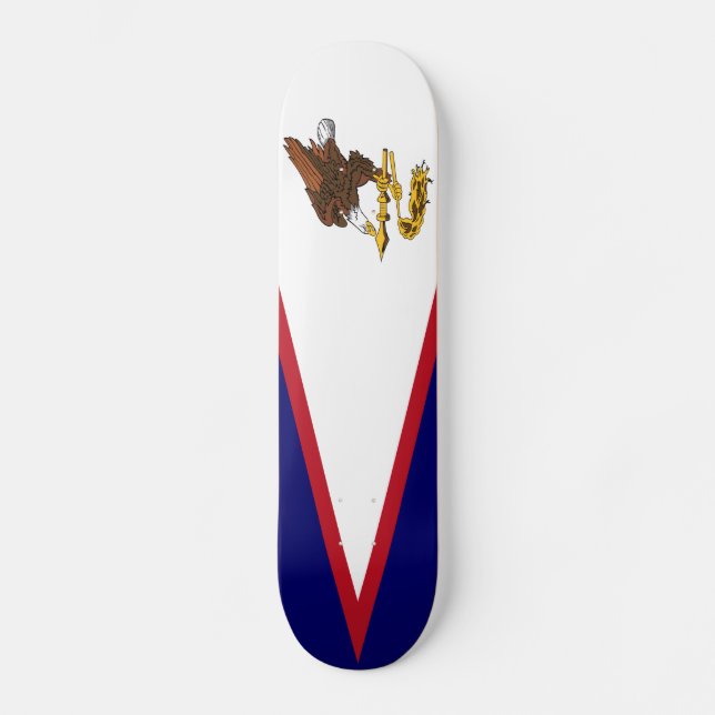 Patriotische amerikanische Flagge Skateboard (Vorderseite)