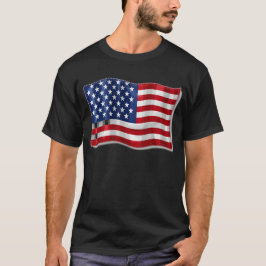 Patriotische Amerikanische Flagge T-Shirt
