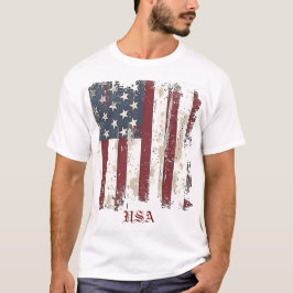 Patriotische amerikanische Flagge T-Shirt