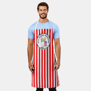 Patriotische amerikanische Flagge USA Papillon (Zi Schürze