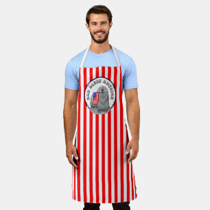 Patriotische amerikanische Flagge USA Puli Dog (gr Schürze
