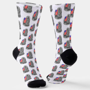 Patriotische amerikanische Flagge USA Puli Dog (gr Socken