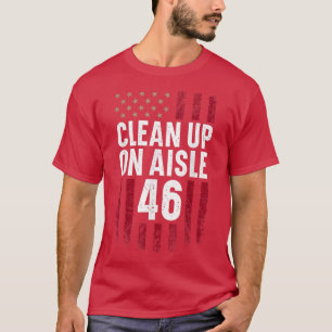 Patriotische amerikanische Flagge Vintag USA Clean T-Shirt
