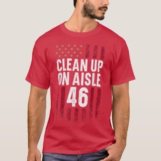 Patriotische amerikanische Flagge Vintag USA Clean T-Shirt
