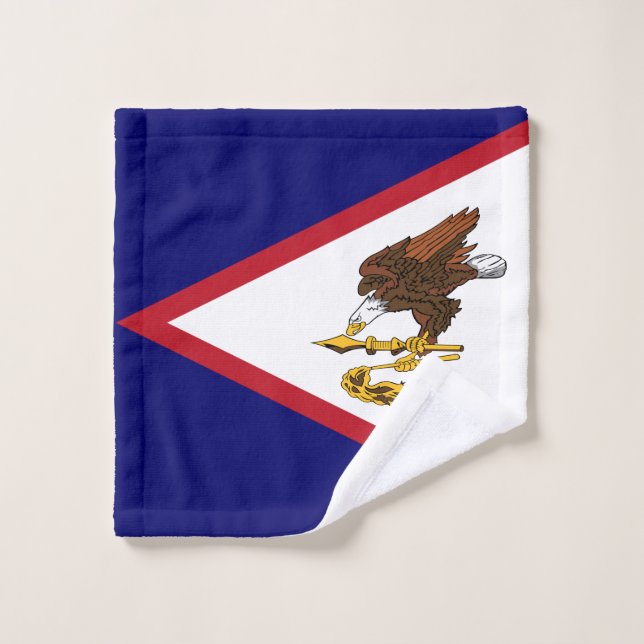 Patriotische amerikanische Flagge Waschlappen (Waschlappen)
