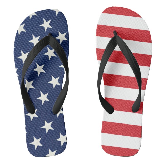 Patriotische amerikanische Flaggen US Flagge Flip Flops