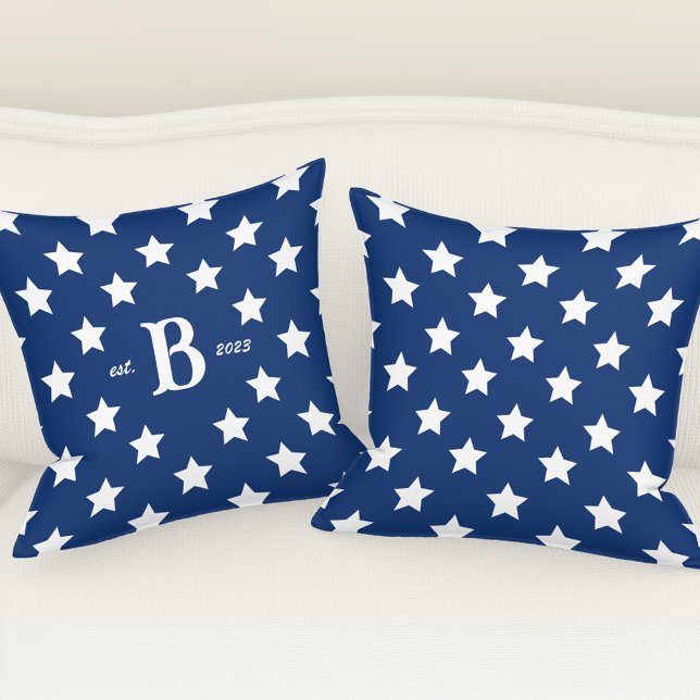 Patriotische amerikanische Flaggen US Flagge Kissen (Patriotic American Flag Stars and Stripes Outdoor Pillow)