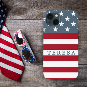 Patriotische amerikanische Flaggen US Flagge kunde Case-Mate iPhone Hülle
