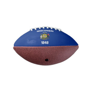Patriotische amerikanische Fußball-Wisconsin-Staat Football