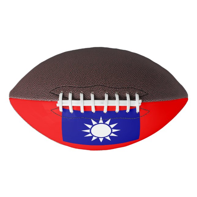 Patriotische amerikanische Fußballflagge in Taiwan Football (Vorderseite)