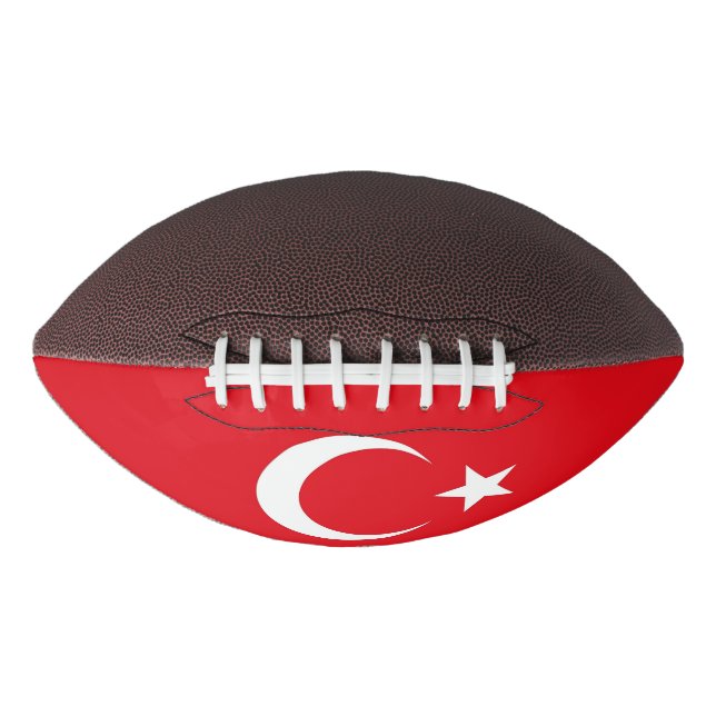 Patriotische amerikanische Fußballflagge Türkei Football (Vorderseite)