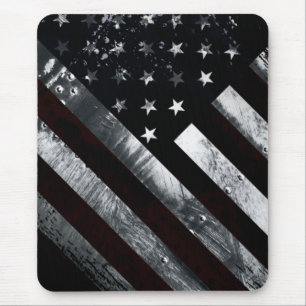 Patriotische amerikanische Industrieflagge Mousepad