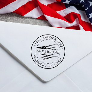 Patriotische amerikanische kundenspezifische permastempel