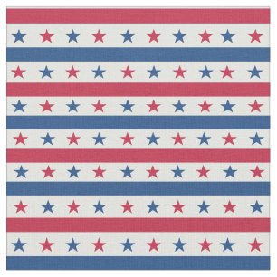 Patriotische Amerikanische Stars mit Streifenmuste Stoff