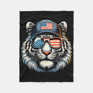 Patriotische amerikanische Sungles Tiger Shades 4. Fleecedecke