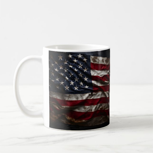 Patriotische amerikanische Tasse (Links)