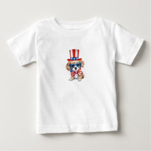 patriotische Amerikanische Unabhängigkeitstag Baby T-shirt