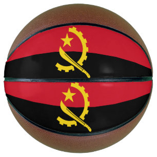 Patriotische angolanische Flagge Basketball