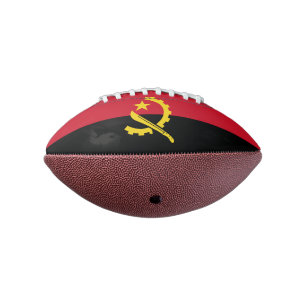 Patriotische angolanische Flagge Football