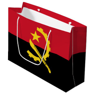 Patriotische angolanische Flagge Große Geschenktüte