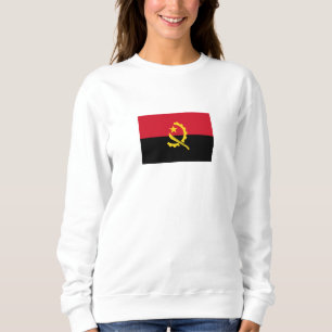 Patriotische angolanische Flagge Sweatshirt