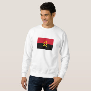 Patriotische angolanische Flagge Sweatshirt