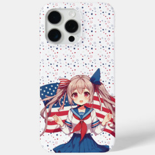 Patriotische Anime in den USA Case-Mate iPhone Hülle