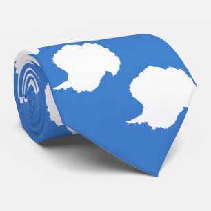 Patriotische Antarktis-Flagge Krawatte