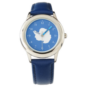 Patriotische Antarktis-Flaggenüberwachung Armbanduhr