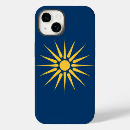 Patriotische Apple Case-Mate, Flagge Mazedoniens Case-Mate iPhone 14 Hülle