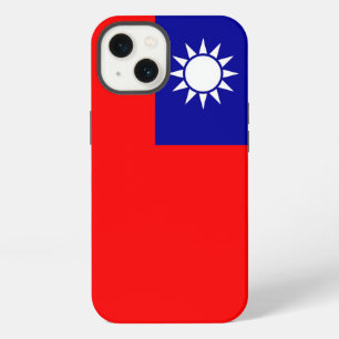 Patriotische Apple Case-Mate, Taiwan-Flagge iPhone 13 Hülle