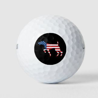 Patriotische APS-Dog-Pointierung Golfball