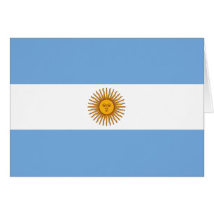 Patriotische argentinische Flagge